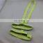 Neon green jacquard 100% polyester yoga mat webbing sling