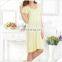 Lace trim square neck short sleeves bamboo sleep gown solid colors