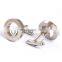 Fashion Style Sliver Crystal Wedding Cufflinks