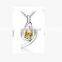 S925 SILVER Beautiful Angel Feather Rhinestone Necklaces Silver Plated Jewelry Elegant Necklace Pendant FASHION BIRTHDAY GIFTS