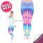 White arrows holographic wholesale hot jogging casual workout girls muscle pants mix spandex fancy tights leggings for women