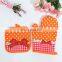 Hot Sale High Quality 100% Cotton Kitchen Oven Gloves With Oven Mat