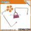 Wholesale purse hook flower shape simple bag hanger