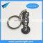 Metal Promotional Keychains/ Key Tags With Embossed Logo