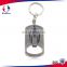 Hot-sale Military Dog Tag Key Chains with Bottle Opener
