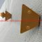 wholesale high quality yellow reflector safety road delineator for Guardrail