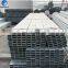 Galvanized Rectangular Hollow Steel GI Pipes in Stock