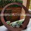 Nice Corten Steel Ring Hanging Planters