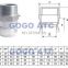 tube pipe fittings and flanges 304 male thread quick coupler Type F DN65 Camlock stainless steel plumbing fittings