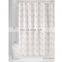 Modern hotel quality shower curtain with hooks 72"*72"