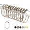 Gold Metal Shower Curtain Rings 12 Pack O ring design curtain hooks for bathroom