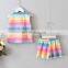 2020 girls vest suit summer two-piece kitty sleeveless