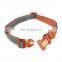 Adjustable bulk custom print pattern soft webbing dog collar outdoor collar