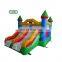 commercial popular inflatable bounce house jumping castle slide with ocean ball pit pond
