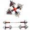 Work out Fitness Sport  Dumbbell Set With Colorful Bar
