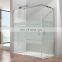 Strong Bathroom tempered glass stainless steel frame shower room
