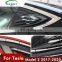 Carest Model3 Rear Quarter Window Louvers Spoiler Panel For Tesla model 3 Carbon fiber ABS Accessories 2020 For Model Three Car