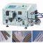 Automatic round or flat jacket cutting and stripping machine