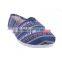 Exotic style women comfortable casual slip on flat canvas shoes