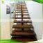 Modern interior wood stairs