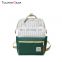 Fashion canvas ladies backpack  baby diaper bag mummy backpack waterproof canvas backpack for girls