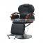 Hot Selling Gold Leather Modern Lifting Hairdressing Beauty Salon Furniture Styling Barber Chair