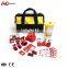 Industrial Safety Breaker Lockout Tool Bag Kit With Laminated Padlock