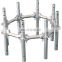 Telescopic light weight   ringlock scaffolding galvanized  for construction