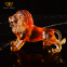 Customization Crystal Hand Carved Interior Decorative Lion King Sculpture Statue