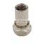F Type Male Connector for RG58/RG59/RG6 Twist on Coax Coaxial Cable RF Connector,Nickel plated