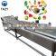 high pressure air bubble fruit washing machine orange strawberry apple lemon cleaning machine stainless steel fruit washer