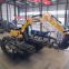 Construction Equipment Amphibious Excavator with Pontoon Undercarriage