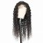 Water Wave 13*4 Front LaceHuman Hair Wigs Brazilian Human Hair Wigs For Women Girls Natural Color