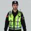 Reflective Vest Warning Security Safety Clothes Vest Road Traffic Group Fluorescent Coat Can be Printed
