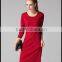 Special design chashmere sweater round collar sweater with buttons on back for girls