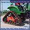 Customized triangular semi chain track for tractor anti sinking in paddy fields