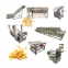 200kg/h Potato Wedges French Fries Product Line Auto Sweet Cassava Potato Chips Making Machine