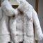 Standing collar fur coat for women, gentle and luxurious, with a high-end winter feel