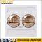 Bathroom Master 2 infrared lamps Heater with golden color