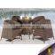 Hot sales synthetic rattan leisure outdoor furniture coffee table set