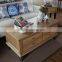 Y-1530 American country style vintage elm coffee table with drawers