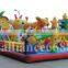 Weini castle 11x7m inflatable castle multi play method castle pvc inflatable
