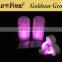 2016 Hot sale purple color windproof artificial rechargeable led tea light candles
