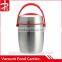 Vacuum Food Carrier Red/Black Handle,Electric Lunch Box