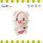 ICS Authorization Factory 2015 New Custom Pink Pig Plush Soft Dolls Toys for Baby