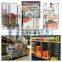Industrial nesting wire mesh roll cage trolley