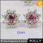 2015 Fashion small 18k gold design earring models jewelry double earring
