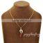 Wholesale gold plated jewelry 18kgp gold necklace