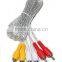 AV Audio video 3RCA to 3RCA Cable