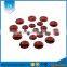 Customized round 3d domed epxoy resin self adhesive aluminium labels logo sticker